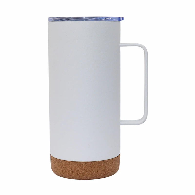 لیوان قهوه مستقیم ته چوب پنبه ای